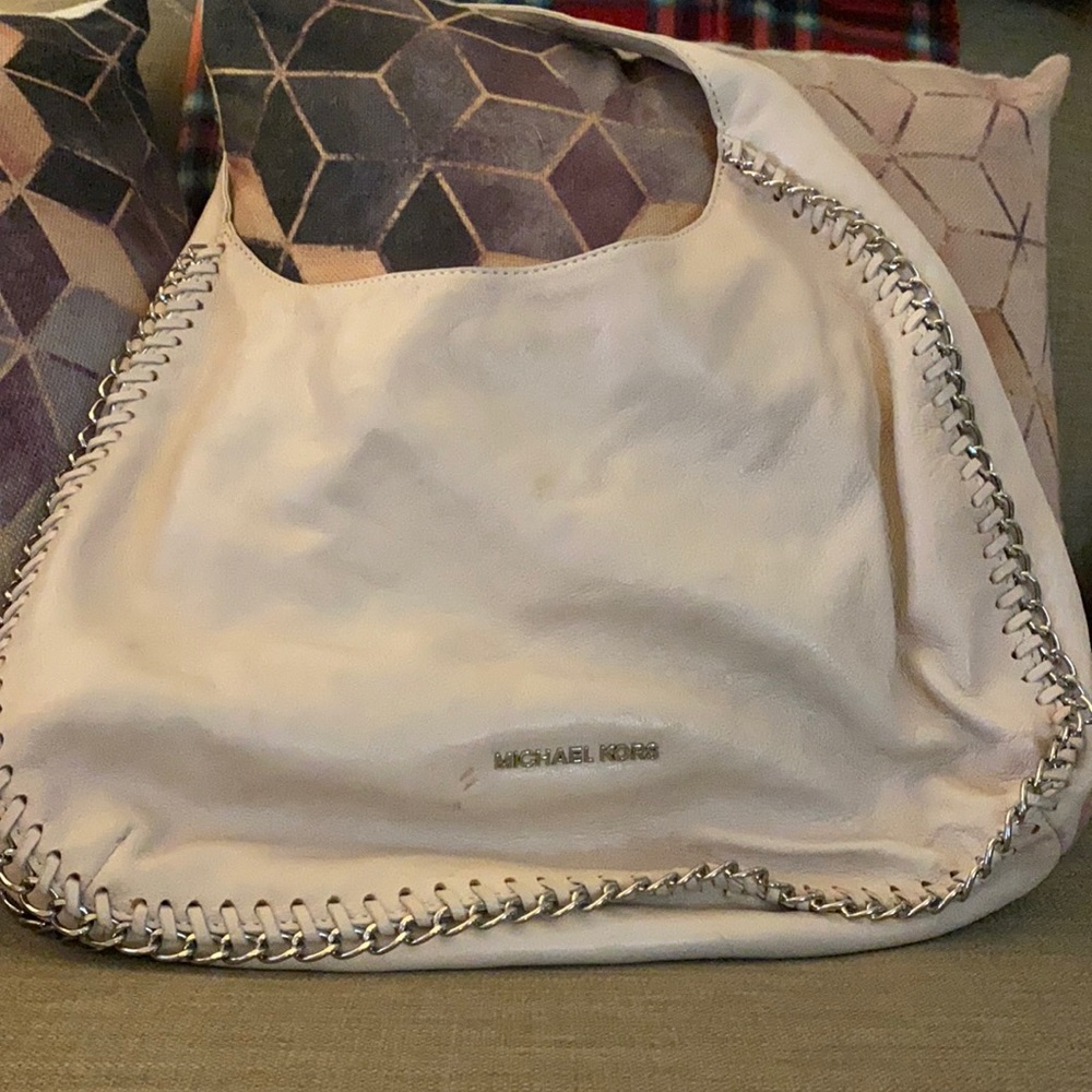 Light Pink - gently used - some marks (pictured)